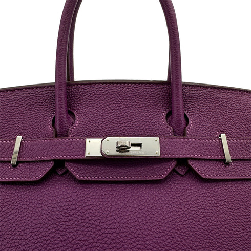 HERMES BIRKIN 30 ANEMONE TOGO HAND BAG □R PHW 90306847 - PURPOSE