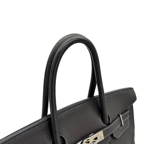 HERMES BIRKIN 35 GRAPHITE TOGO HAND BAG □E PHW 90306851 - PURPOSE