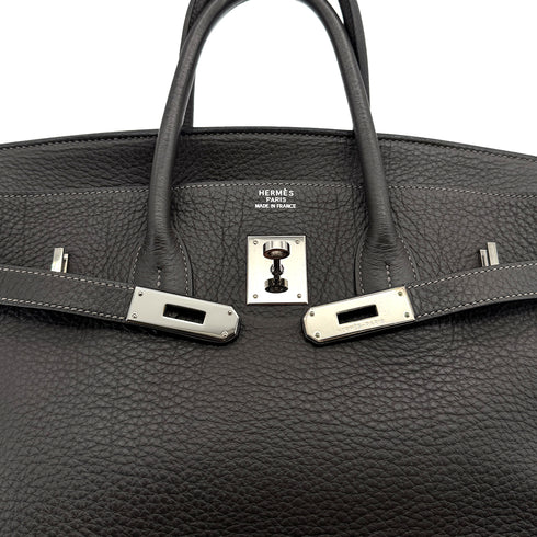 HERMES BIRKIN 35 GRAPHITE TOGO HAND BAG □E PHW 90306851 - PURPOSE