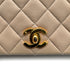 CHANEL VINTAGE FULL FLAP CHAIN SHOULDER BAG BEIGE LAMB SKIN 90306856 - PURPOSE