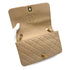 CHANEL VINTAGE FULL FLAP CHAIN SHOULDER BAG BEIGE LAMB SKIN 90306856 - PURPOSE