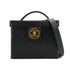 CHANEL VINTAGE BICOLORE TURN LOCK VANITY HAND SHOULDER BAG BLACK LEATHER 90306858 - PURPOSE