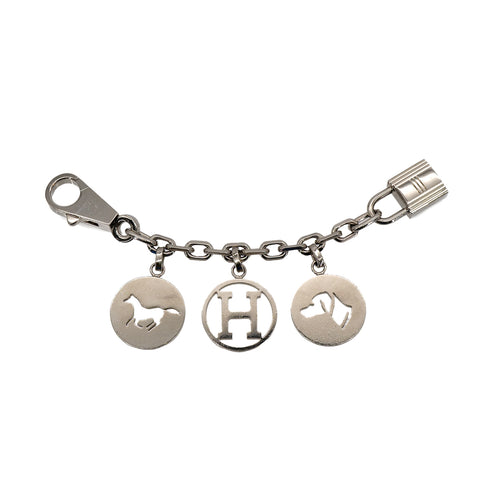 HERMES BAG CHARM AMULET 4 SILVER ACCESSORY 90306859 - PURPOSE