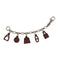 HERMES BAG CHARM AMULETTES5 ROUGE H VEAU BARENIA 90306860