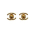 CHANEL VINTAGE EARRINGS TURN LOCK RHINESTONE ACCESSORY 96A 90306865 - PURPOSE