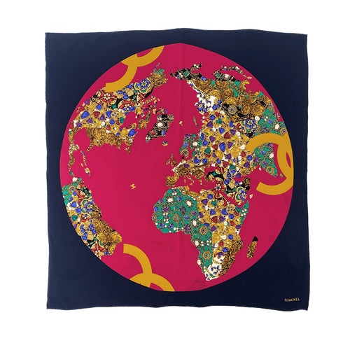 CHANEL VINTAGE SCARF MULTICOLOR SILK 90306875 - PURPOSE