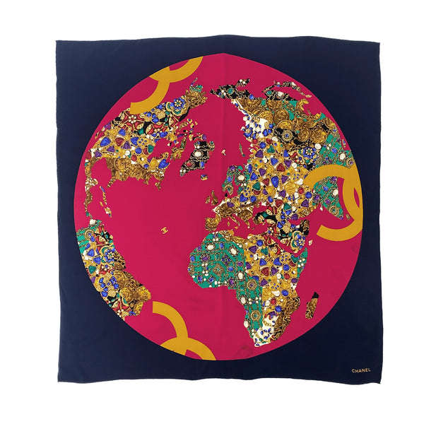 CHANEL VINTAGE SCARF MULTICOLOR SILK 90306875 - PURPOSE