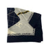 CHANEL VINTAGE SCARF MATELASSE BLACK WHITE SILK 90306878 - PURPOSE