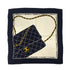 CHANEL VINTAGE SCARF MATELASSE BLACK WHITE SILK 90306878 - PURPOSE