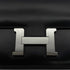 HERMES CONSTANCE 24 BLACK BOXCALF SHOULDER BAG U PHW 90307014