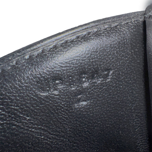 HERMES CONSTANCE 24 BLACK BOXCALF SHOULDER BAG U PHW 90307014