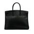 HERMES BIRKIN 35 BLACK BOXCALF HAND BAG □F PHW 90307015 - PURPOSE