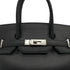 HERMES BIRKIN 35 BLACK BOXCALF HAND BAG □F PHW 90307015 - PURPOSE