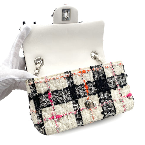 CHANEL MINI MATELASSE 20 CHAIN SHOULDER BAG MULTICOLOR TWEED 90307017 - PURPOSE