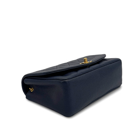 CHANEL VINTAGE DIANA SMALL CHAIN SHOULDER BAG NAVY CAVIAR SKIN 90307018 - PURPOSE