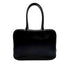 HERMES PLUME 28 VERSO BLACK ORANGE POPPY EVERCOLOR HAND BAG X GHW 90307020