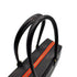 HERMES PLUME 28 VERSO BLACK ORANGE POPPY EVERCOLOR HAND BAG X GHW 90307020