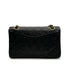 CHANEL VINTAGE CLASSIC FLAP SMALL CHAIN SHOULDER BAG BLACK LAMB SKIN 90307024 - PURPOSE