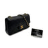 CHANEL VINTAGE CLASSIC FLAP SMALL CHAIN SHOULDER BAG BLACK LAMB SKIN 90307024 - PURPOSE