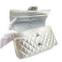 CHANEL VINTAGE MATELASSE CHAIN SHOULDER BAG SILVER LEATHER 90307026 - PURPOSE