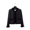 CHANEL MINK FUR TWEED JACKET BLACK WOOL 40 03A RTW 90307030 - PURPOSE
