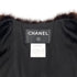 CHANEL MINK FUR TWEED JACKET BLACK WOOL 40 03A RTW 90307030 - PURPOSE