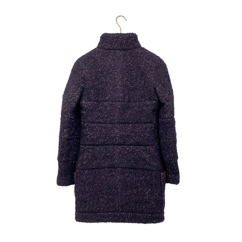 CHANEL KNIT JACKET COAT PURPLE ALPACA 38 P49 RTW 90307032 - PURPOSE