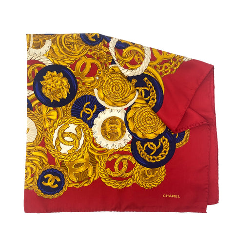 CHANEL VINTAGE SCARF MULTICOLOR SILK 90307033 - PURPOSE