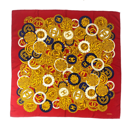 CHANEL VINTAGE SCARF MULTICOLOR SILK 90307033 - PURPOSE