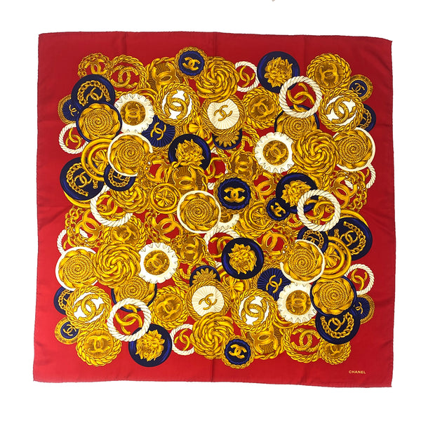 CHANEL VINTAGE SCARF MULTICOLOR SILK 90307033 - PURPOSE