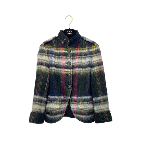 CHANEL A/W 2012-2013 METIERS D'ART COLLECTION PARIS EDIMBOURG JACKET MULTICOLOR WOOL 38 P46 RTW 90307034 - PURPOSE