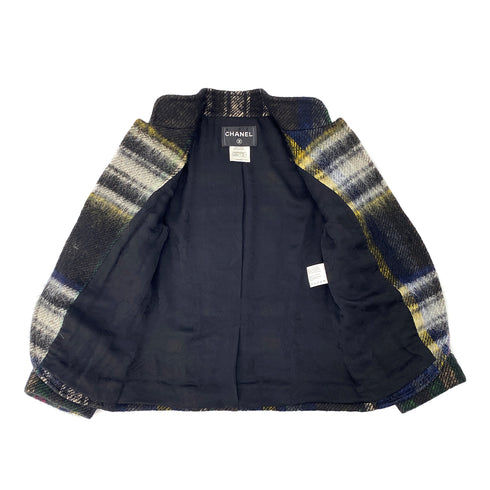 CHANEL A/W 2012-2013 METIERS D'ART COLLECTION PARIS EDIMBOURG JACKET MULTICOLOR WOOL 38 P46 RTW 90307034 - PURPOSE
