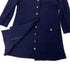CHANEL VINTAGE COCO BUTTON LONG COAT NAVY WOOL 38 94A RTW 90307036 - PURPOSE