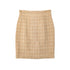 CHANEL VINTAGE COCO BUTTON JACKET SKIRT SET BEIGE TWEED 38 95C RTW 90307037 - PURPOSE
