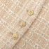 CHANEL VINTAGE COCO BUTTON JACKET SKIRT SET BEIGE TWEED 38 95C RTW 90307037 - PURPOSE