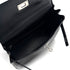 HERMES KELLY 28 RETOURNE BLACK BOXCALF HAND SHOULDER BAG □G PHW 90307205 - PURPOSE