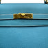 HERMES KELLY 32 RETOURNE BLUE JEAN TOGO HAND SHOULDER BAG □G GHW 90307209 - PURPOSE