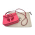 HERMES HALZAN MINI ROSE AZALEE VEAU SWIFT 5WAY HAND SHOULDER BAG A PHW 90307212