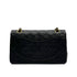 CHANEL VINTAGE CLASSIC FLAP SMALL CHAIN SHOULDER BAG BLACK LAMB SKIN 90307213 - PURPOSE