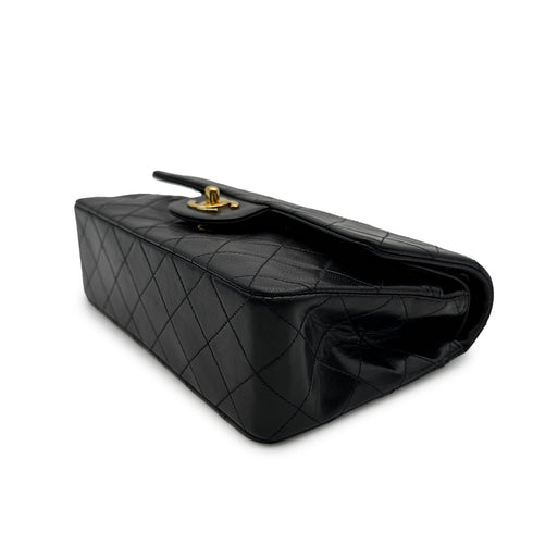 CHANEL VINTAGE CLASSIC FLAP SMALL CHAIN SHOULDER BAG BLACK LAMB SKIN 90307213 - PURPOSE