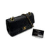 CHANEL VINTAGE CLASSIC FLAP SMALL CHAIN SHOULDER BAG BLACK LAMB SKIN 90307213 - PURPOSE