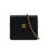 CHANEL VINTAGE MATELASSE CHAIN SHOULDER BAG BLACK CAVIAR SKIN 90307216 - PURPOSE