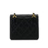 CHANEL VINTAGE MATELASSE CHAIN SHOULDER BAG BLACK CAVIAR SKIN 90307216 - PURPOSE