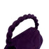 CHANEL VINTAGE TURN LOCK HAND BAG PURPLE SUEDE 90307218 - PURPOSE