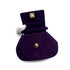 CHANEL VINTAGE TURN LOCK HAND BAG PURPLE SUEDE 90307218 - PURPOSE