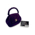 CHANEL VINTAGE TURN LOCK HAND BAG PURPLE SUEDE 90307218 - PURPOSE