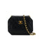 CHANEL VINTAGE MATELASSE OCTAGON CHAIN SHOULDER BAG BLACK LAMB SKIN 90307220 - PURPOSE
