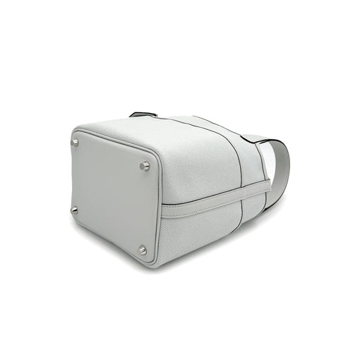 HERMES PICOTIN LOCK 18 PM CARGO POCKET GRIS PLATINE TOILE GOELAND VEAU SWIFT W PHW 90307362 - PURPOSE