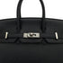 HERMES BIRKIN 25 BLACK TOGO HAND BAG T PHW 90307363 - PURPOSE