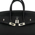 HERMES BIRKIN 25 BLACK TOGO HAND BAG T PHW 90307363 - PURPOSE